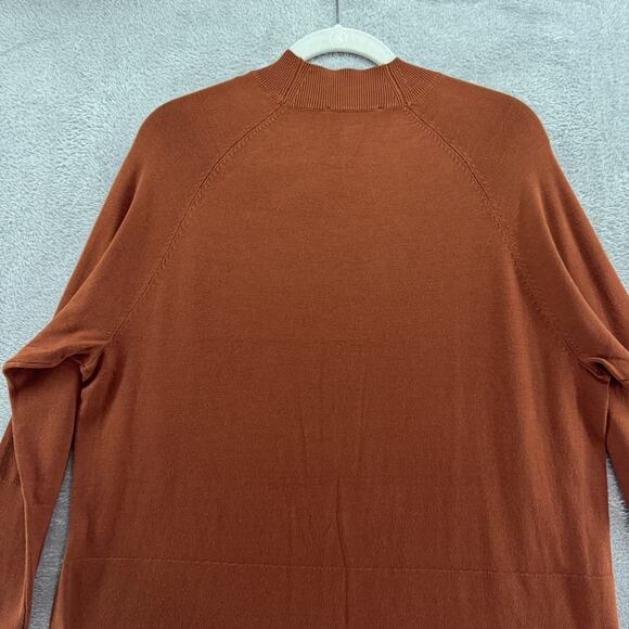 Joseph Ribkoff Sweater Womens XL Cinnamon Rib Knit Tunic Mock Neck Long Sleeve - Picture 7 of 11
